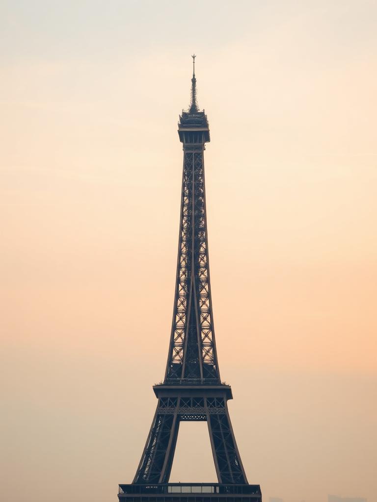 Eiffel Tower at dusk